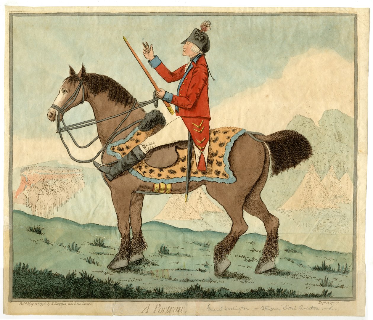 Un ritratto [George Washington] da English School