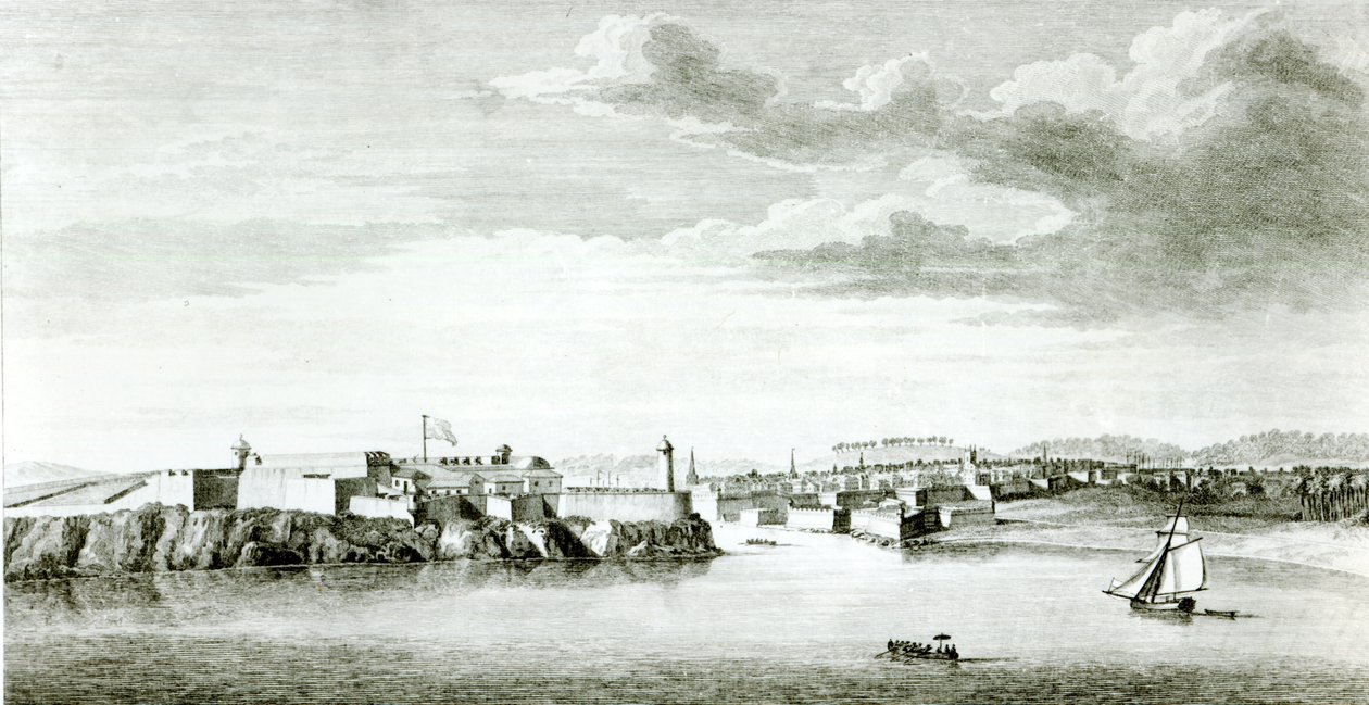 Prospetto del Castello del Moro e della città dell