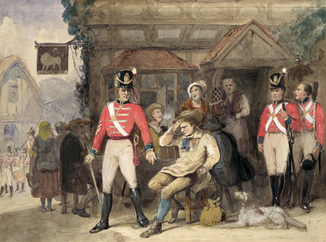 Uno Scellino per il Re, 1812 da English School
