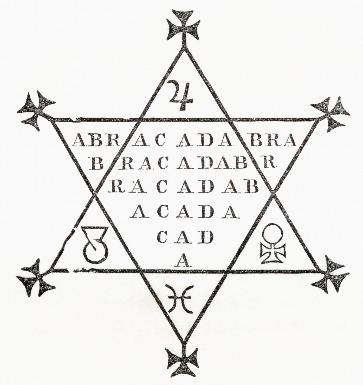 Abracadabra, da The Ingoldsby Legends or Mirth and Marvels, di Thomas Ingoldsby, pubblicato nel 1865 da English School