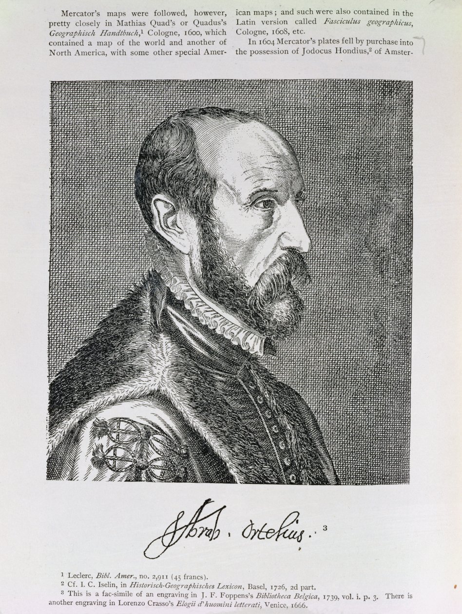 Abramo Ortelio, illustrazione dal Volume IV di 