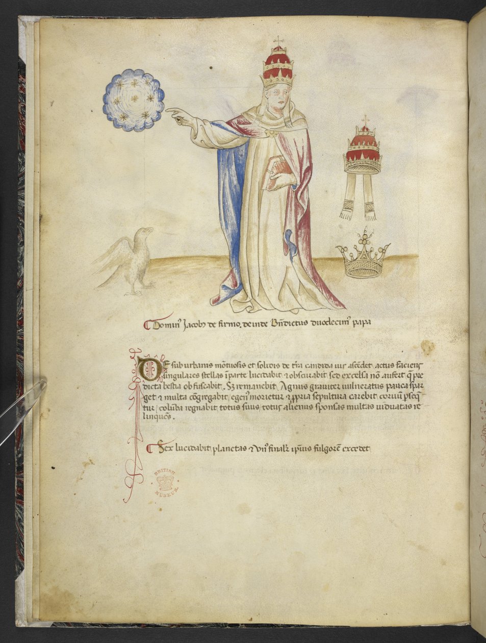 Joachimi Abbatis de Curatio, et Anselmi, Episcopi Marsicani, Vaticinia xxx de Pontificibus Romanis; da Nicolao III. ad Innocentium VIII, c.1500 da English School