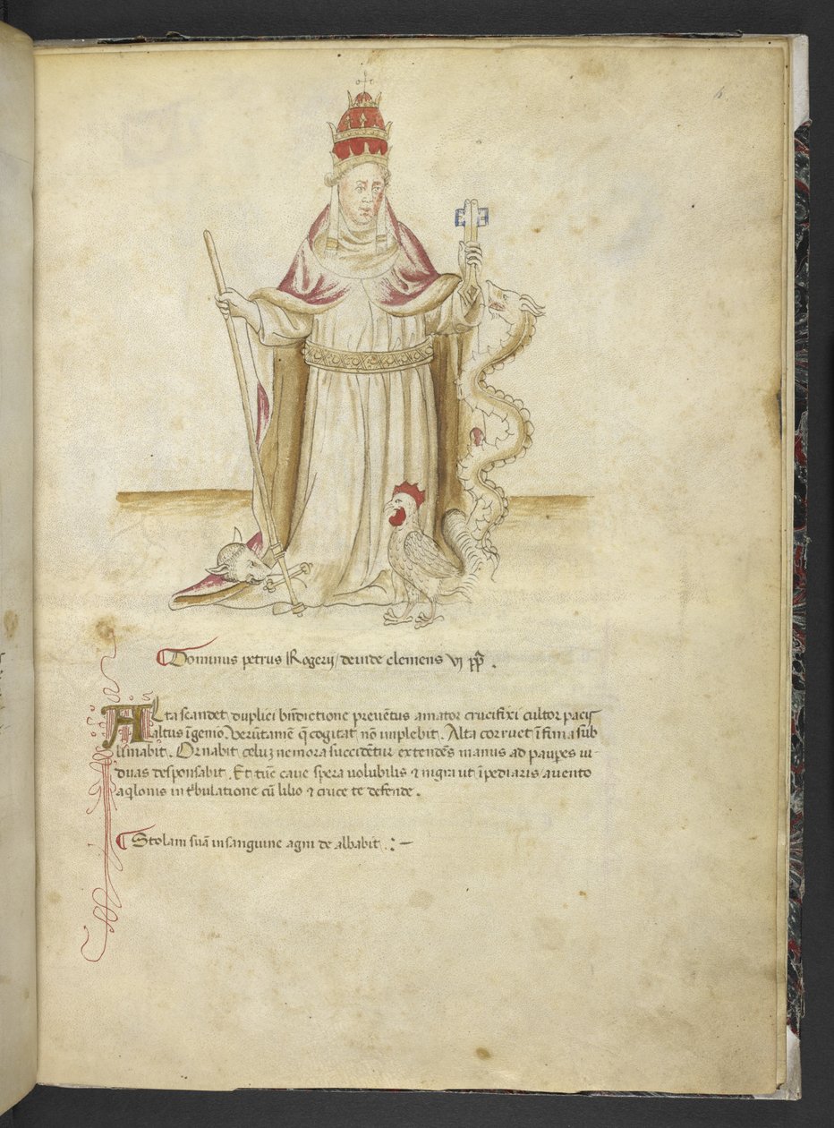 Joachimi Abbatis de Curatio, et Anselmi, Episcopi Marsicani, Vaticinia xxx de Pontificibus Romanis; da Nicolao III. ad Innocentium VIII, c.1500 da English School