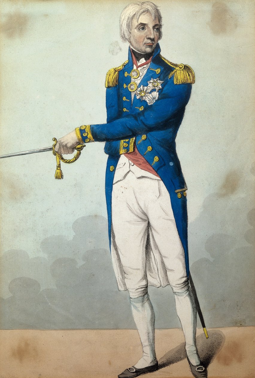 Ammiraglio Horatio Nelson (1758-1805) da English School