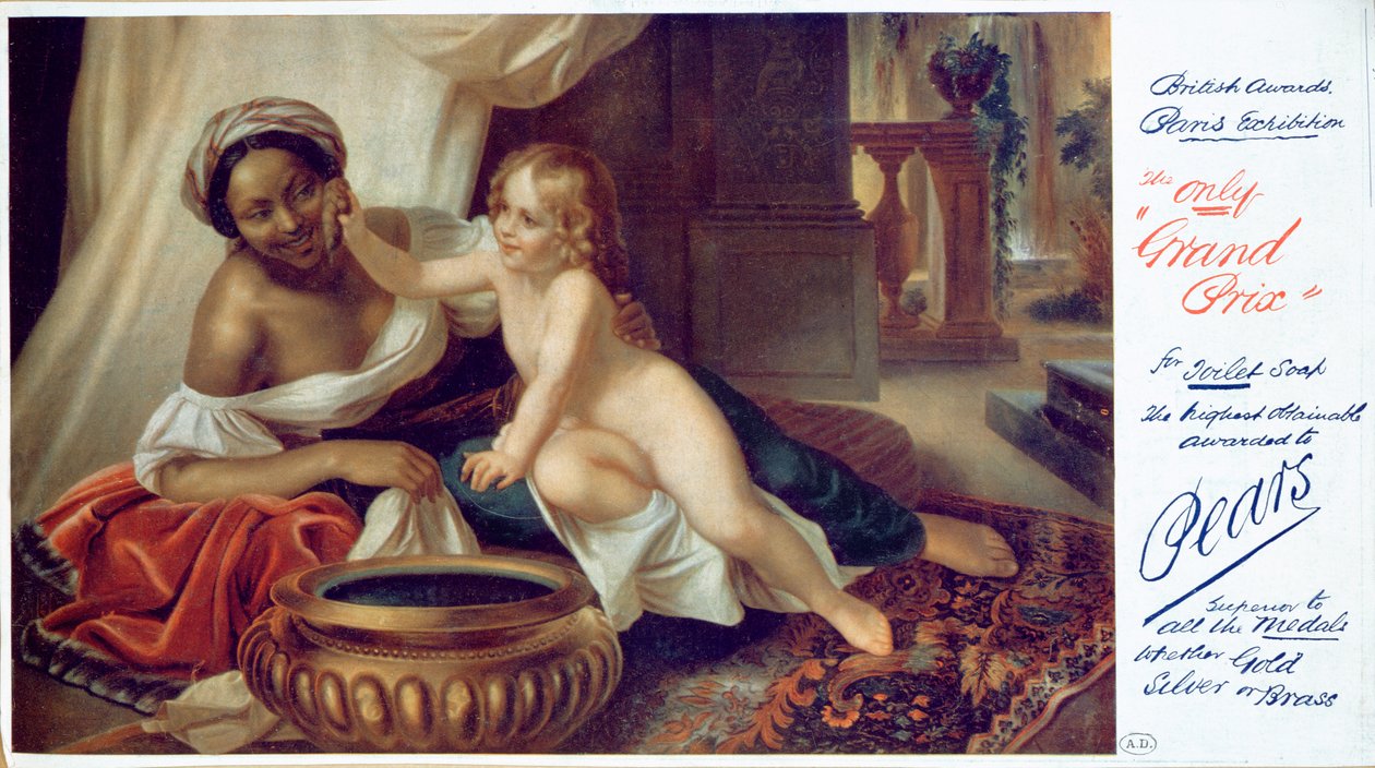Pubblicità per il sapone Pears, 1898 da English School