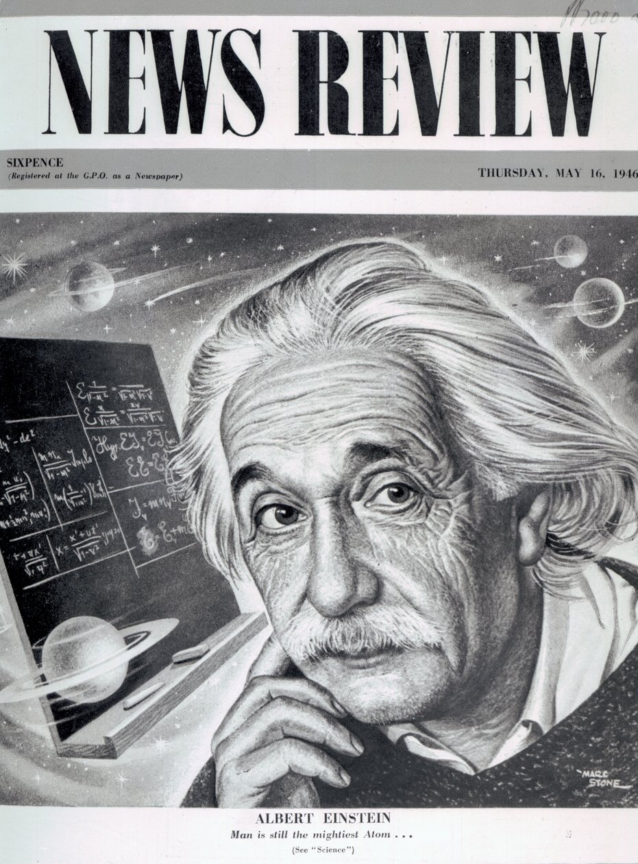 Albert Einstein sulla copertina di 