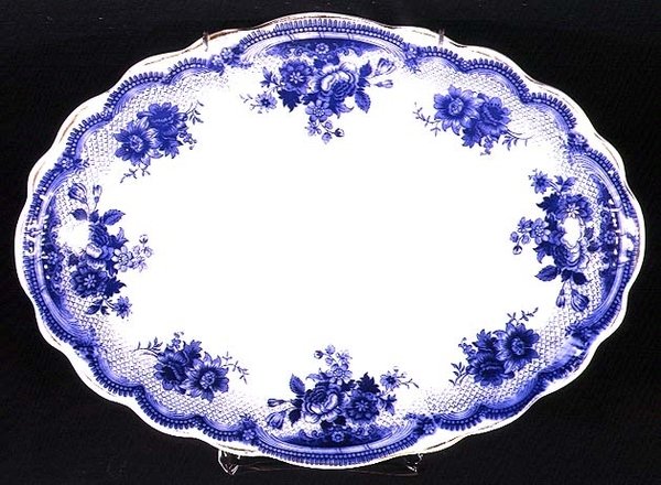 Piatto Staffordshire con motivo Albertoli, c.1860 da English School