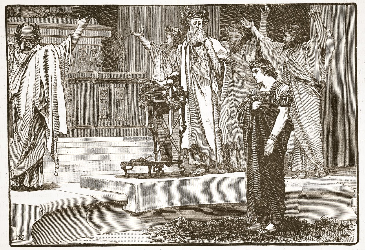 Alessandro al Tempio di Giove Ammone da English School