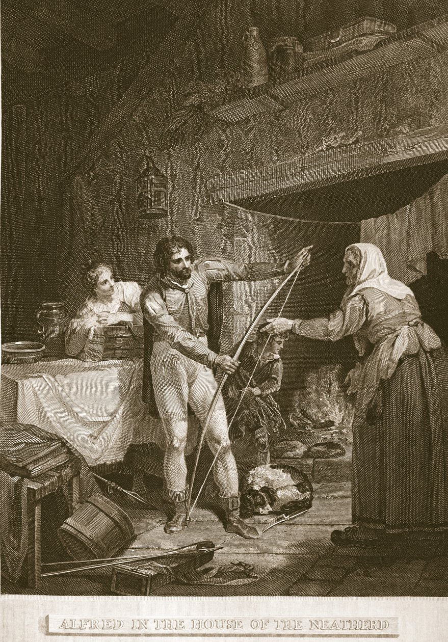 Alfredo nella casa del pastore, illustrazione da La storia d