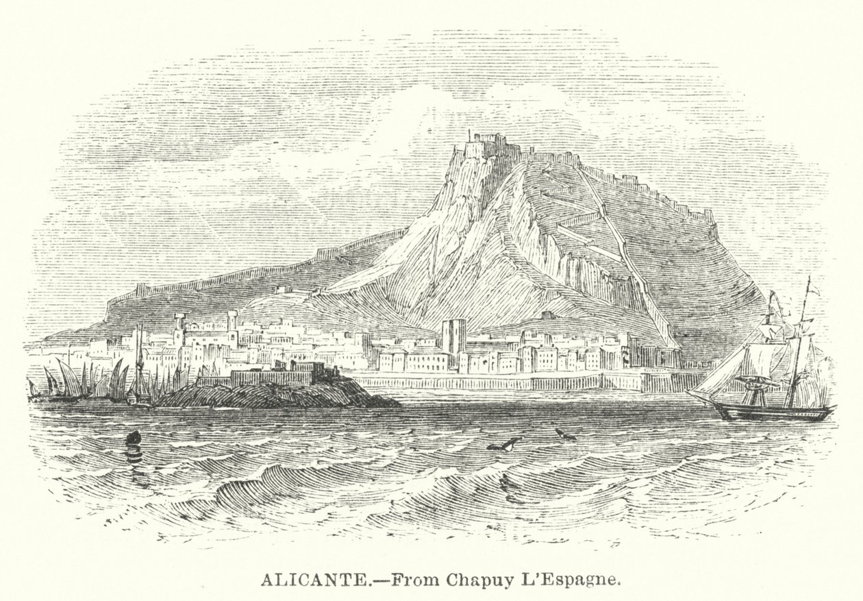 Alicante (incisione) da English School