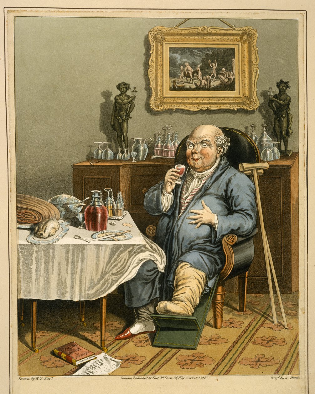 Un gusto squisito, con una comprensione ampliata, pubblicato da Thomas McLean, Londra, 1827 da English School