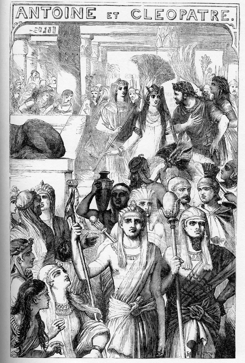 Antonio e Cleopatra - Illustrazione in 