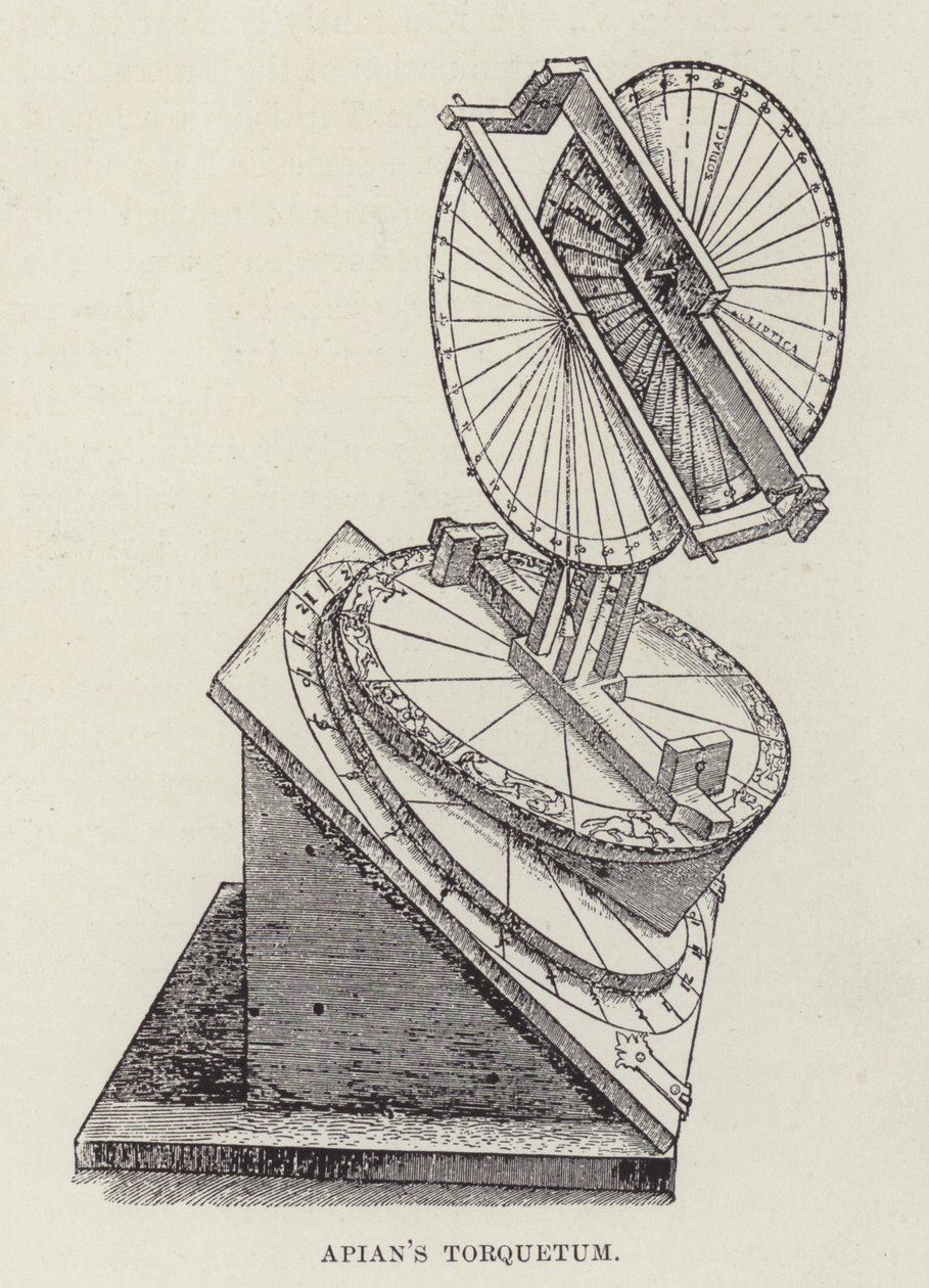 Torquetum di Apian (litografia) da English School