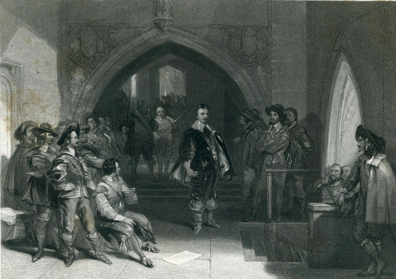 Arresto di Lord Strafford, 1640 da English School