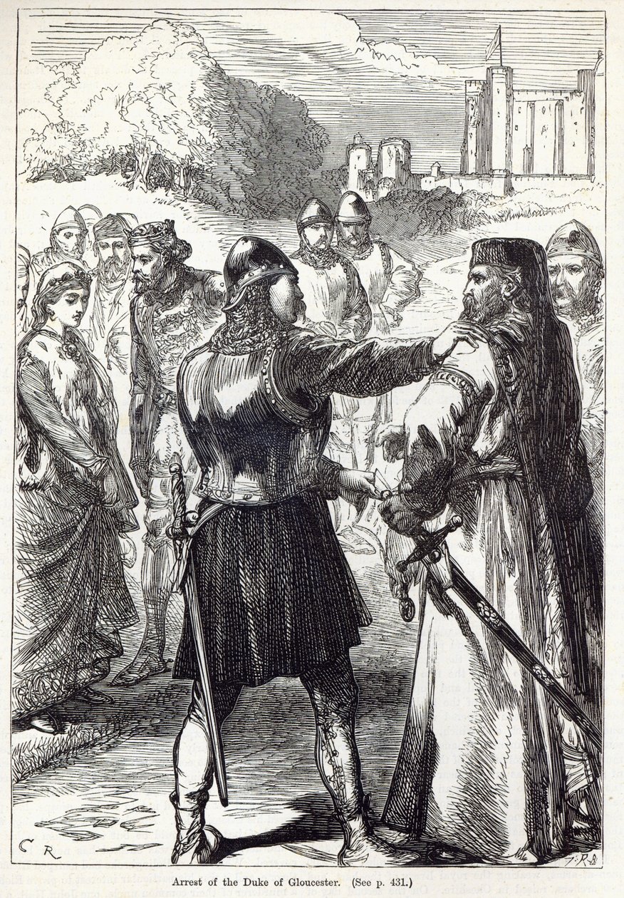 Arresto del Duca di Gloucester, illustrazione da 