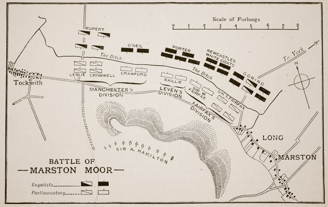 Battaglia di Marston Moor da English School