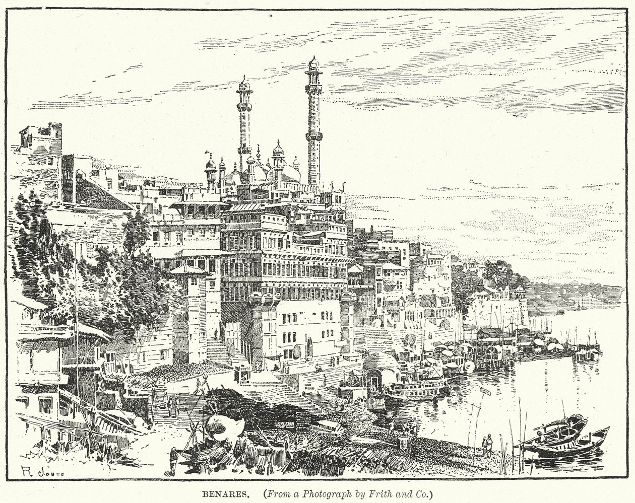 Benares (incisione) da English School