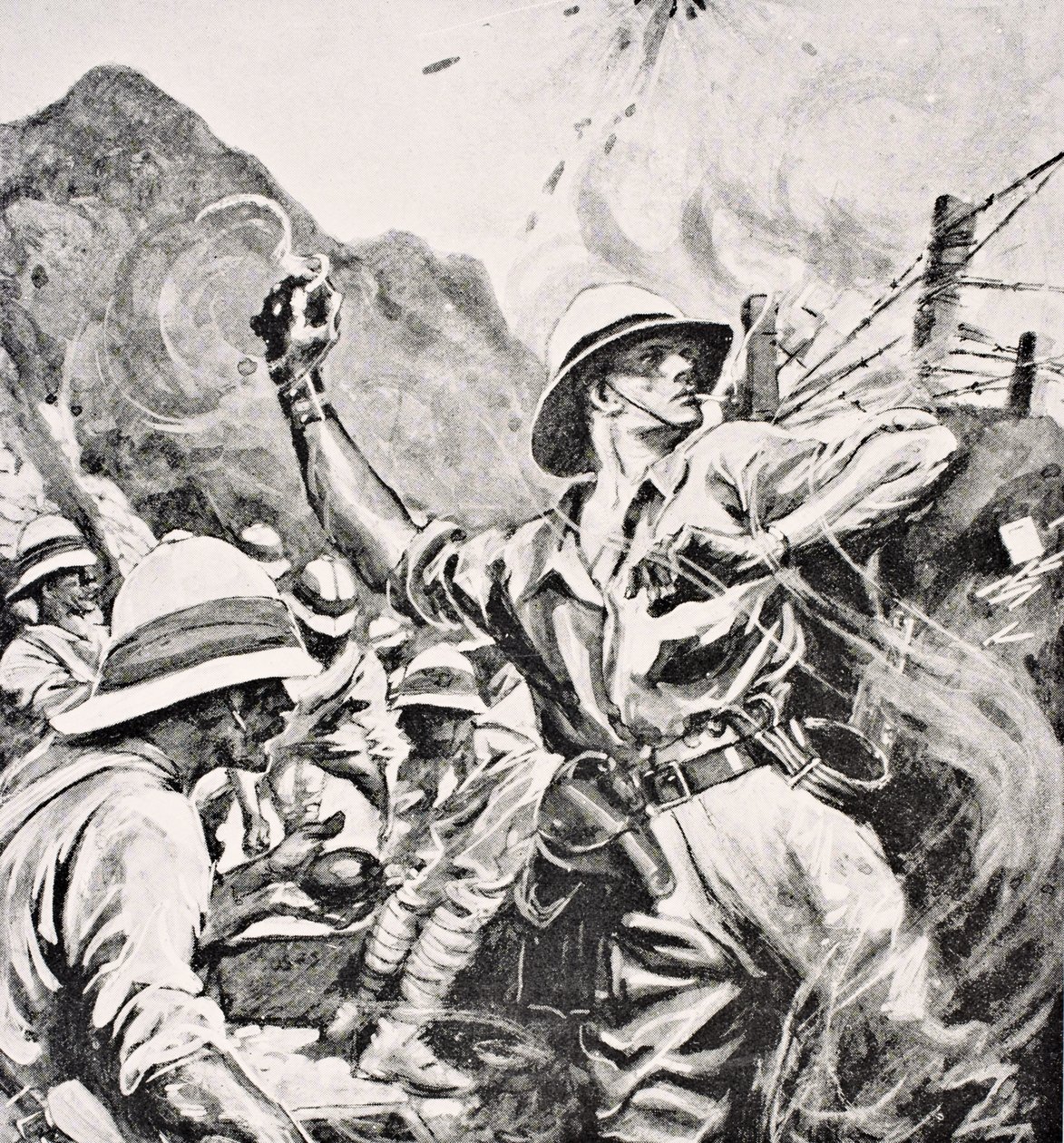 Tenente britannico W.T. Forshaw VC, da 