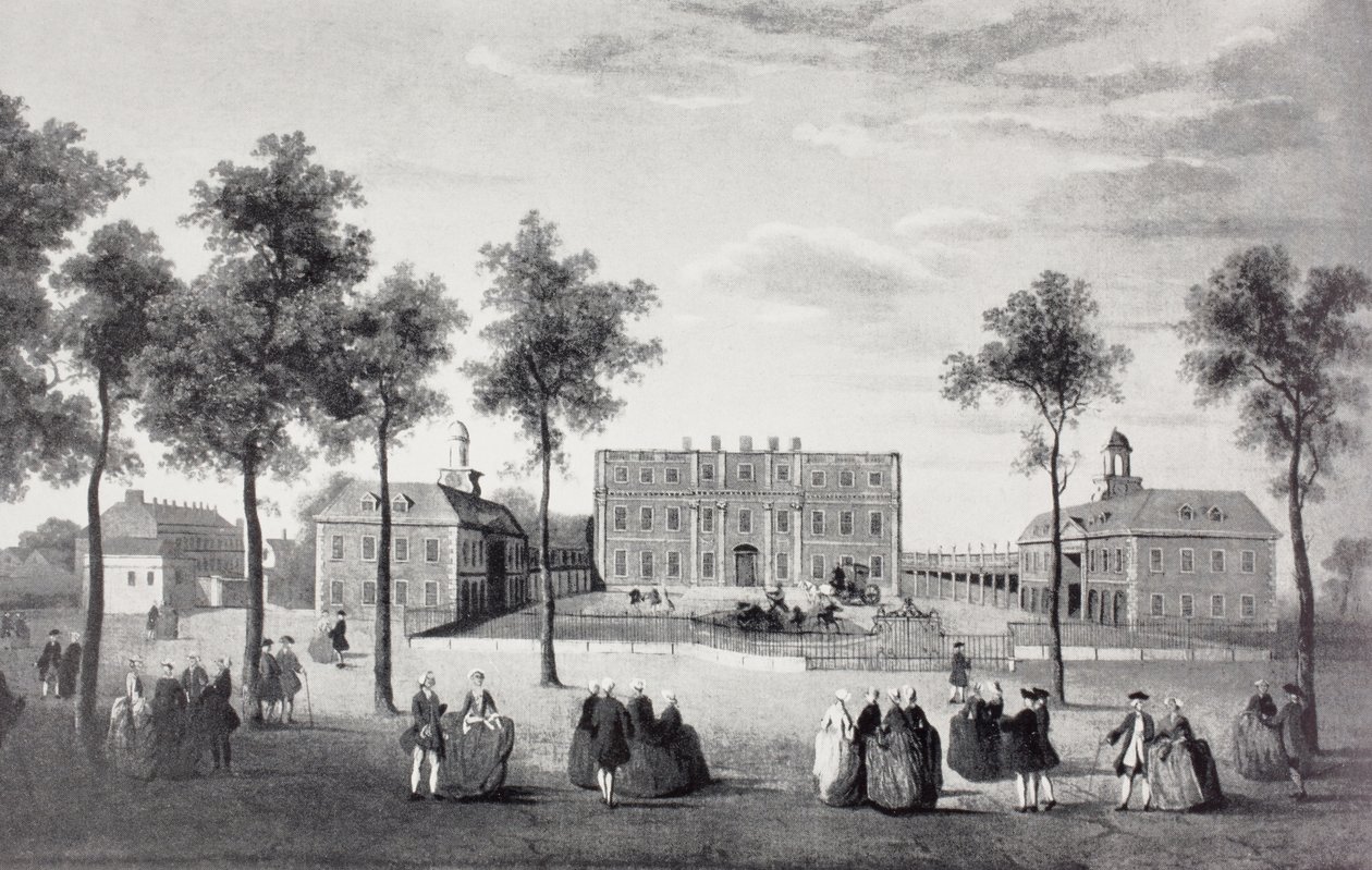 Casa di Buckingham, 1750 da English School