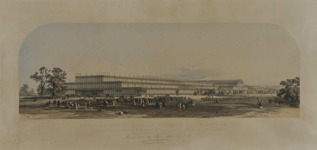 Edificio per la Grande Esposizione a Londra, 1851 da English School