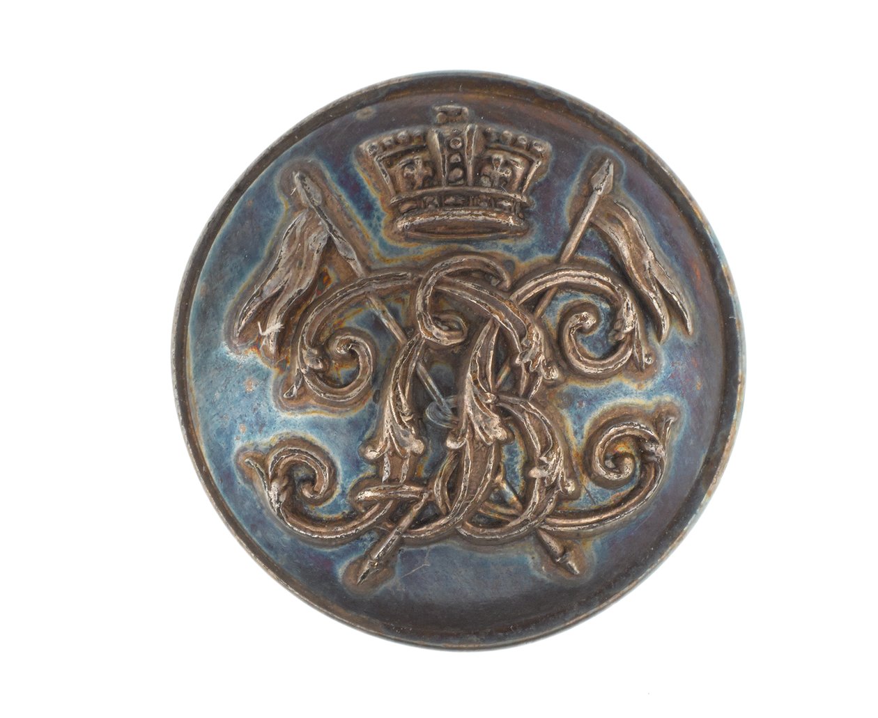 Bottone, 9º Reggimento dei Lancieri del Bengala, pre-1901 da English School