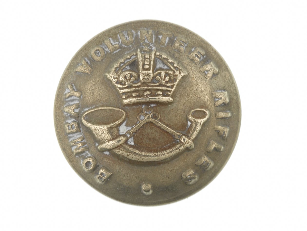 Bottone, Bombay Volunteer Rifles, 1901-1947 da English School