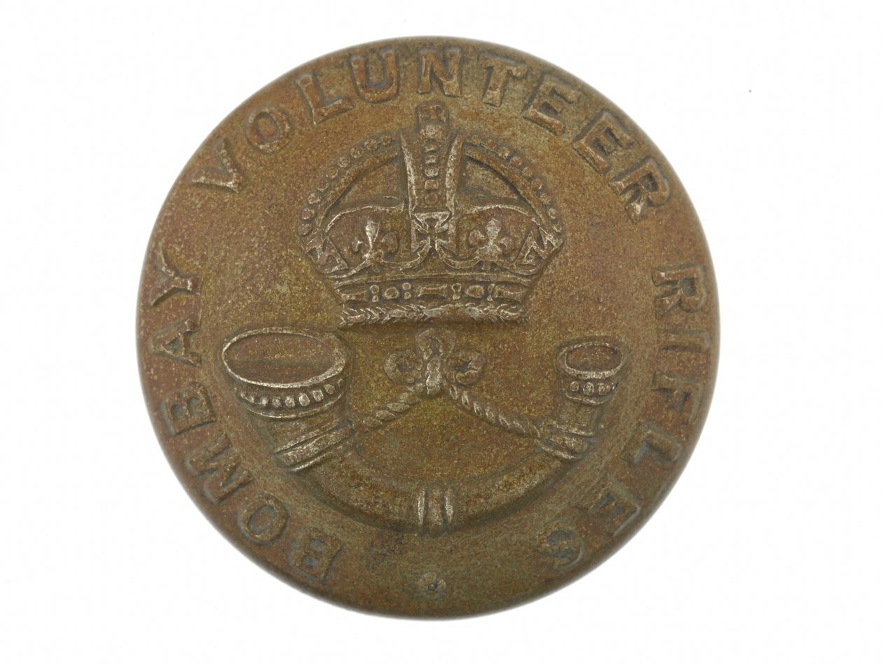 Bottone, Bombay Volunteer Rifles, 1901-1947 da English School
