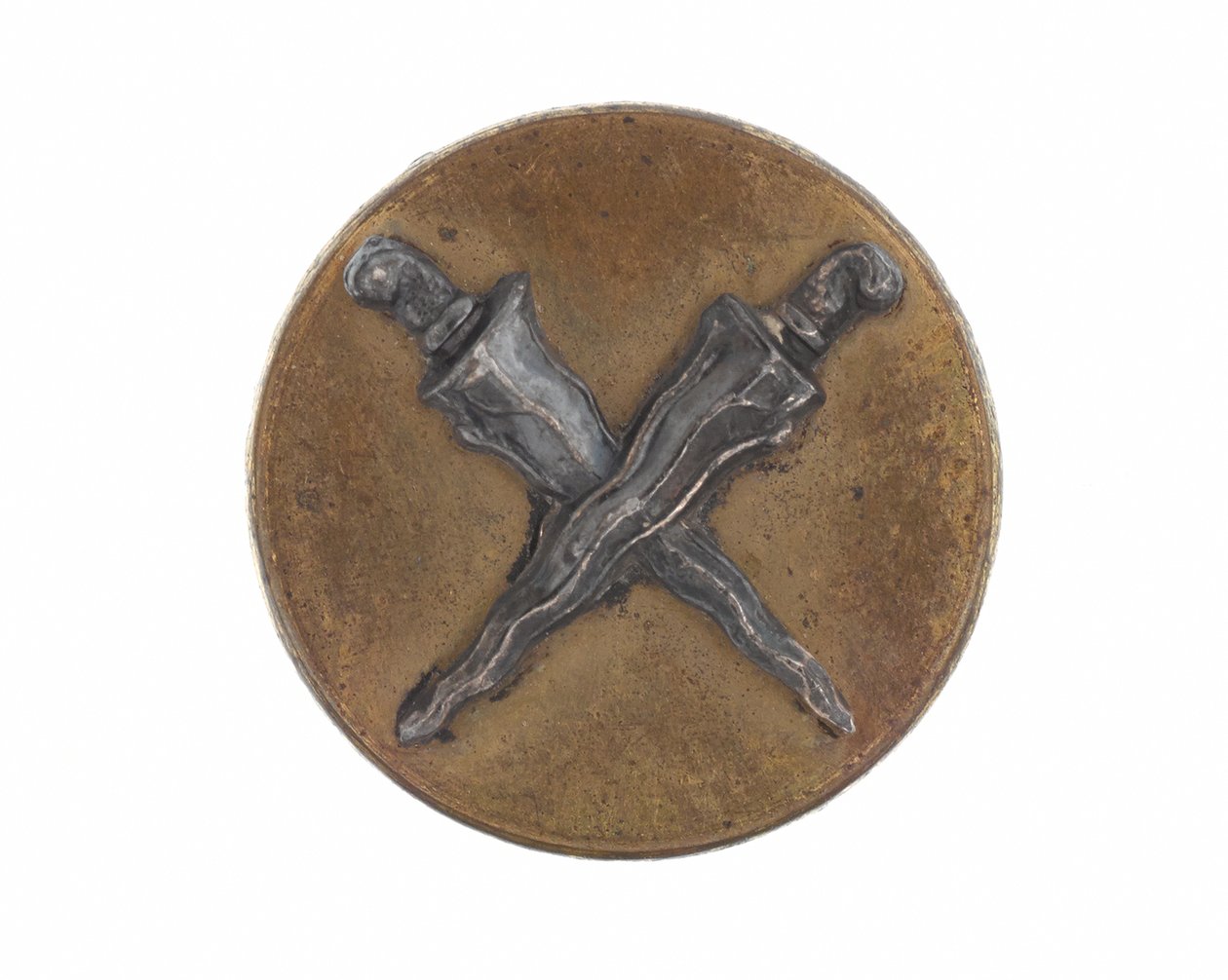 Bottone distintivo da berretto, Malay State Guides, 1896-1919 da English School