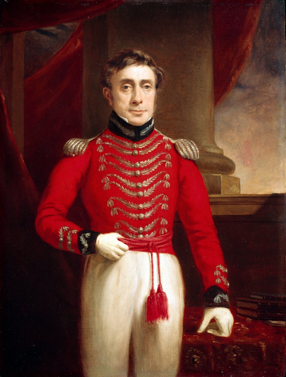 Capitano David Leighton (1774-1860) 4° Reggimento Fanteria Nativa, c.1804 da English School