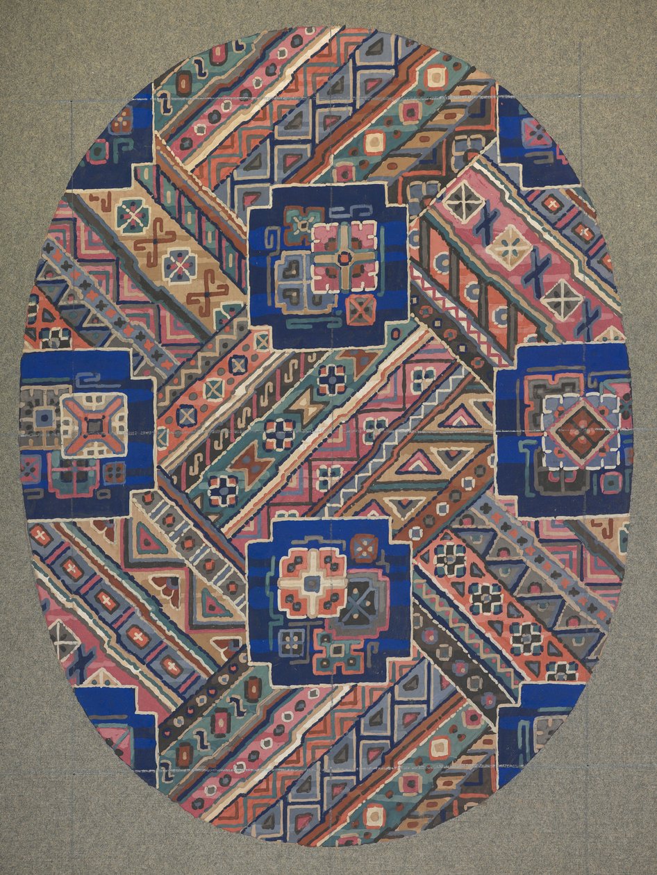 Disegno di tappeto da English School