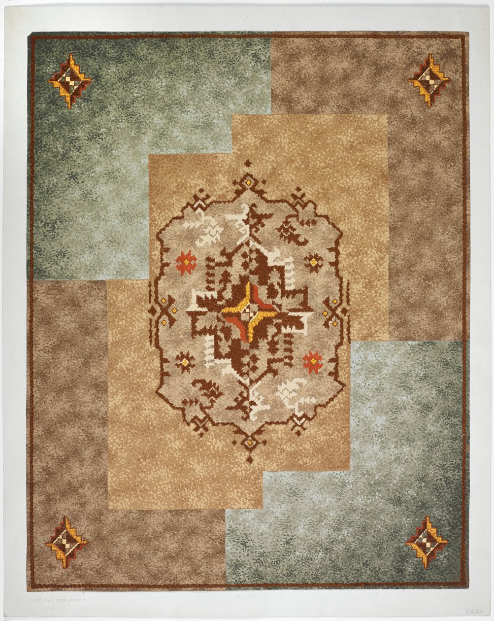 Design del tappeto da English School