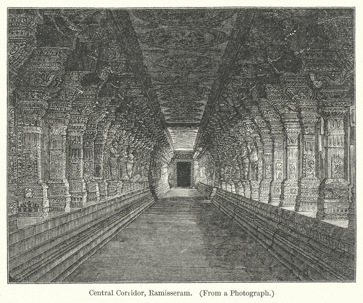Corridoio centrale, Ramisseram (incisione) da English School