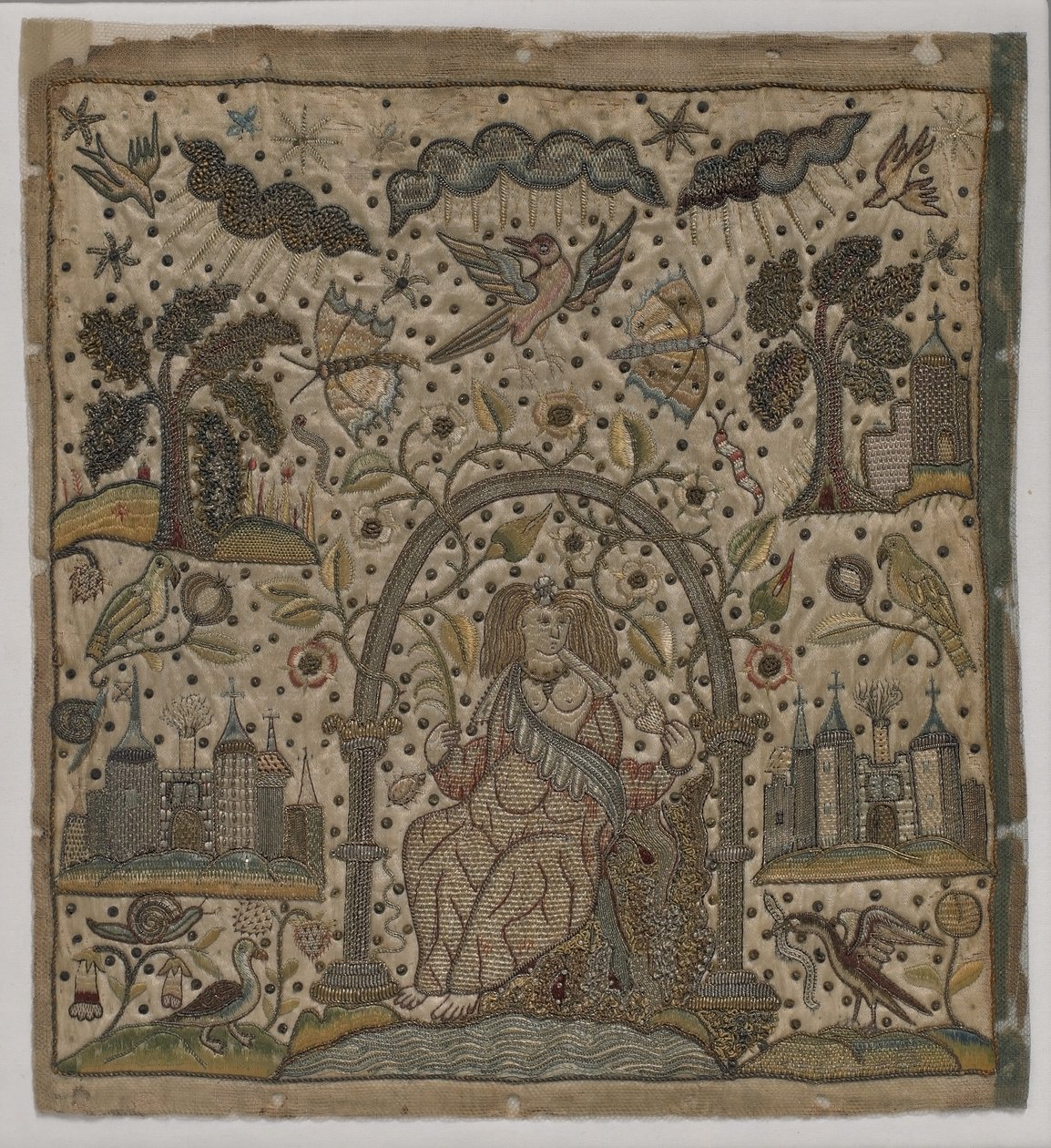 Carità sotto un arco, c.1640 da English School