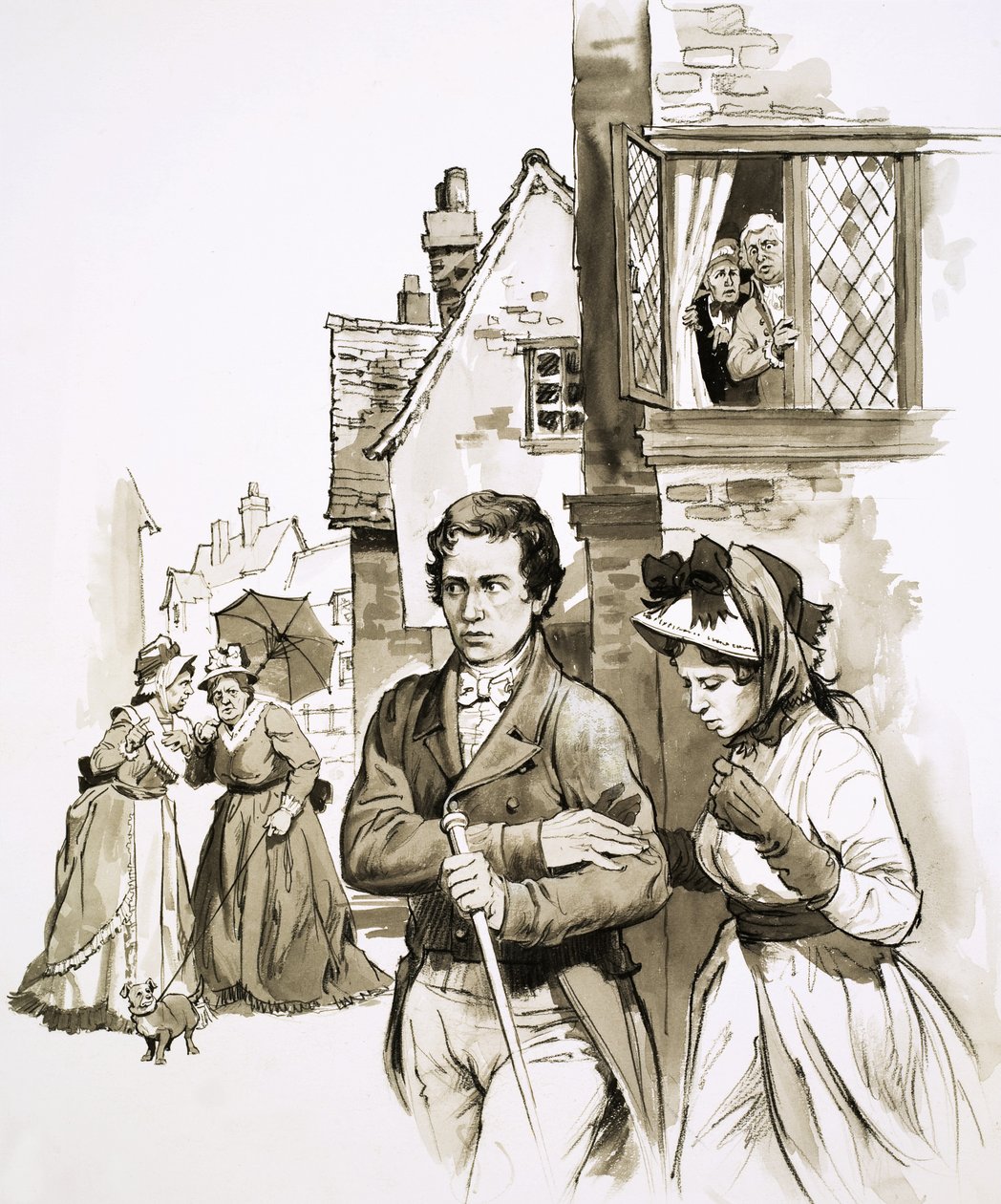 Charles Lamb e sua sorella furono spinti da un alloggio all