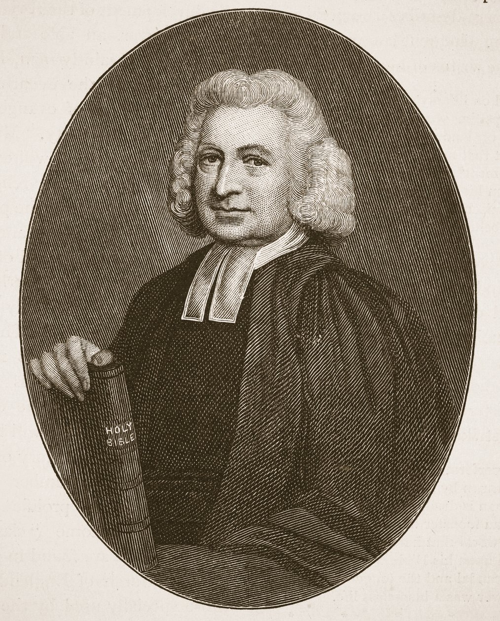 Charles Wesley, illustrazione da The Church of England: A History for the People di H.D.M. Spence-Jones da English School