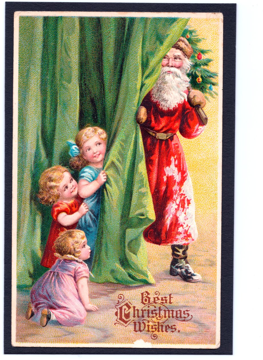 Cartolina di Natale, c.1907 da English School