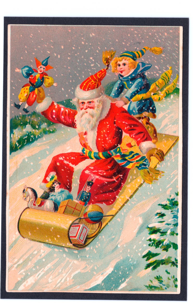 Cartolina di Natale, c.1907 da English School