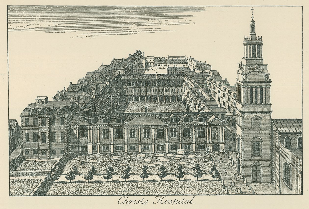 Ospedale di Cristo (litografia) da English School
