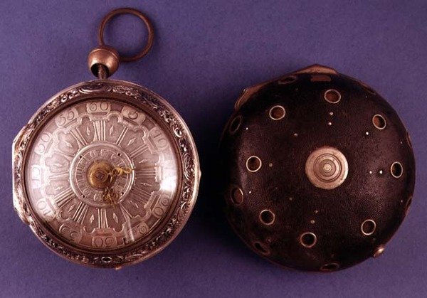 Orologio da carrozza con sveglia e ripetizione, di Cabrier di Londra, c.1775 da English School