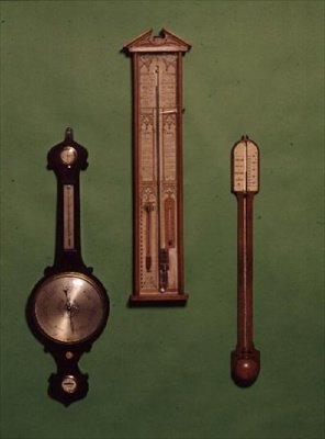 Collezione di barometri vittoriani, c.1880 da English School