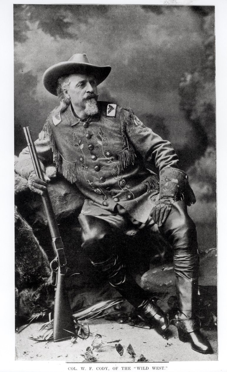 Colonnello William Frederick Cody, noto anche come Buffalo Bill, 1903 da English School