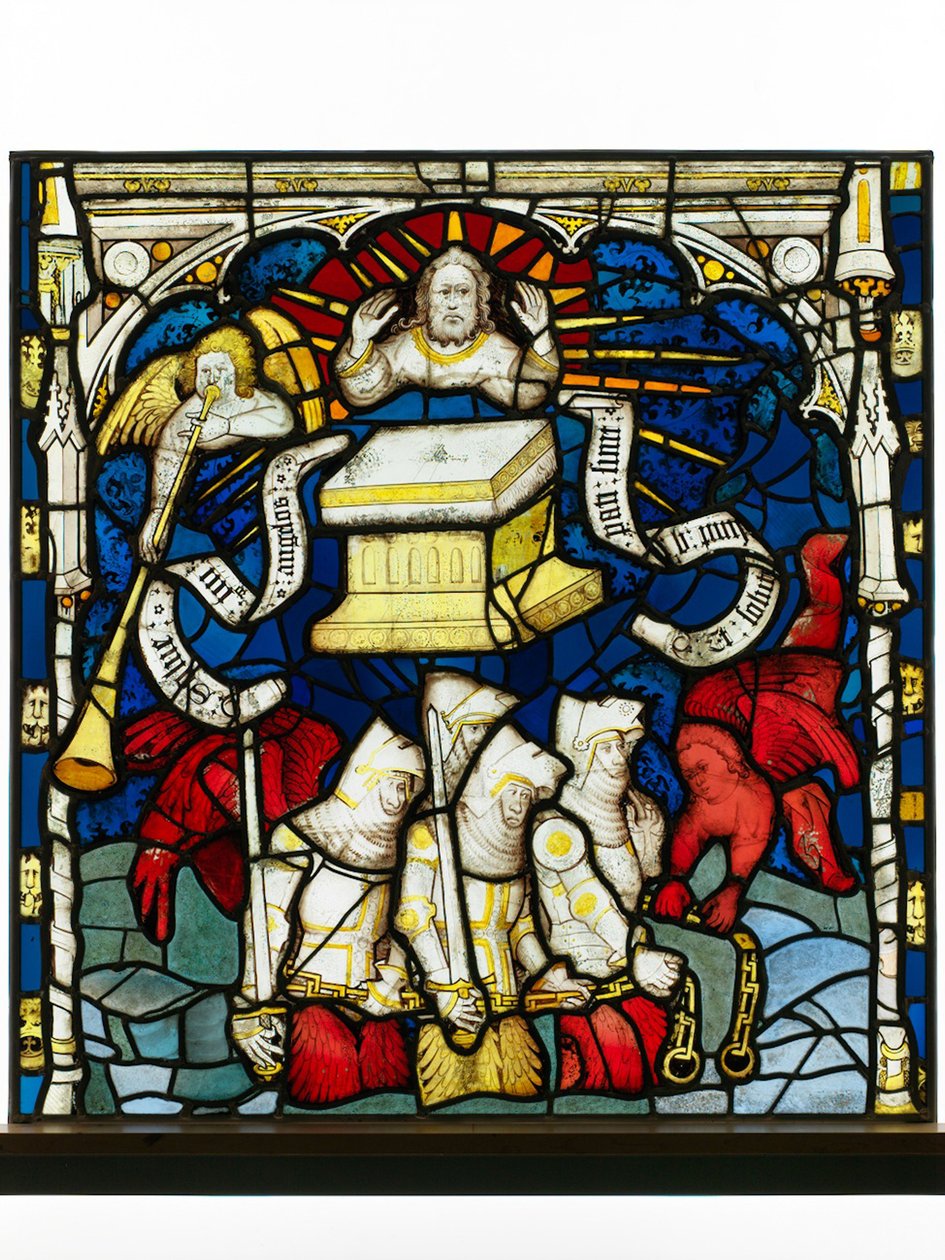 Pannello conservato dalla Grande Finestra Est a York Minster: 