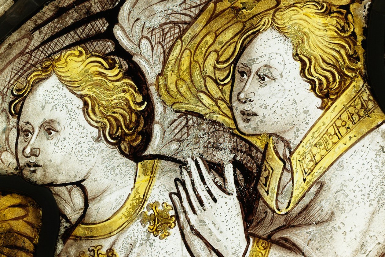 Sezione conservata dalla Grande Finestra Est a York Minster: 