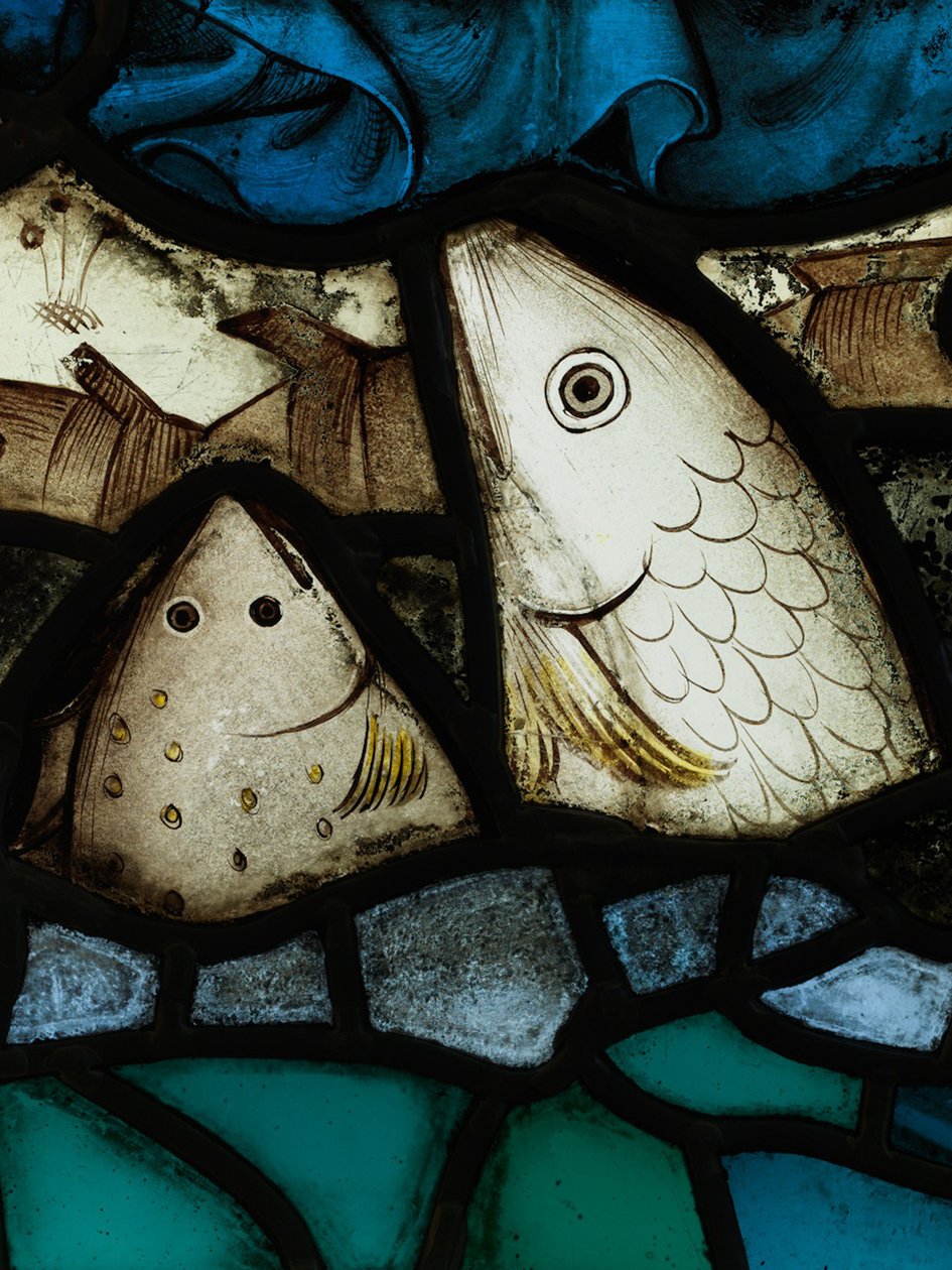 Sezione conservata dalla Grande Finestra Est a York Minster: 