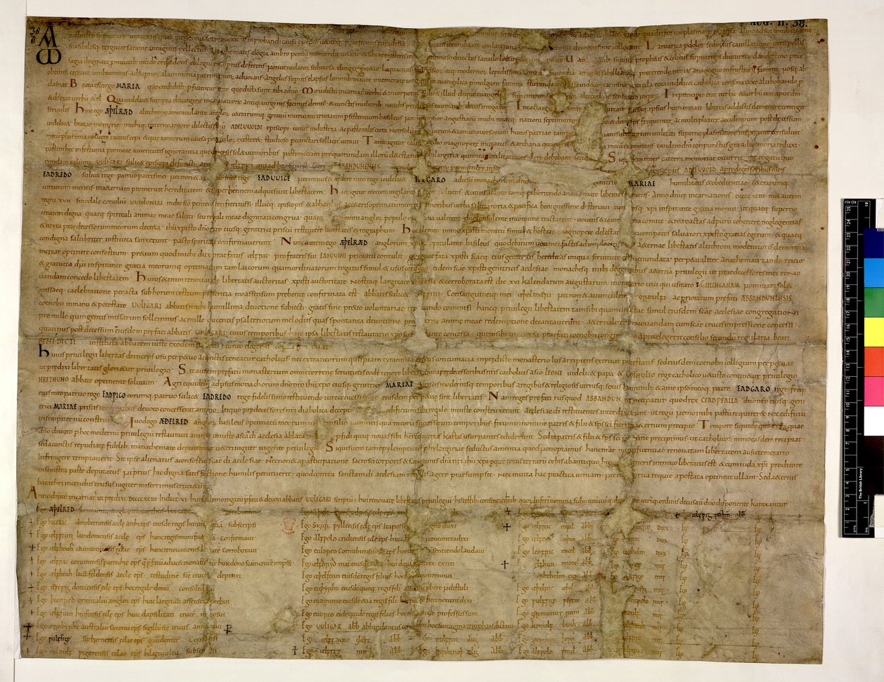 Restituzione della libertà ad Abingdon, 993 da English School