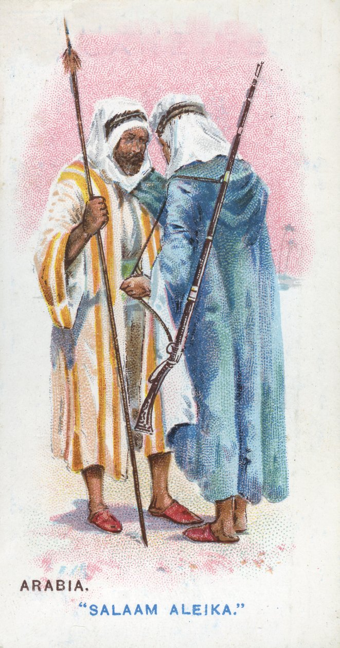 Saluto Consueto in Arabia, 1907 da English School