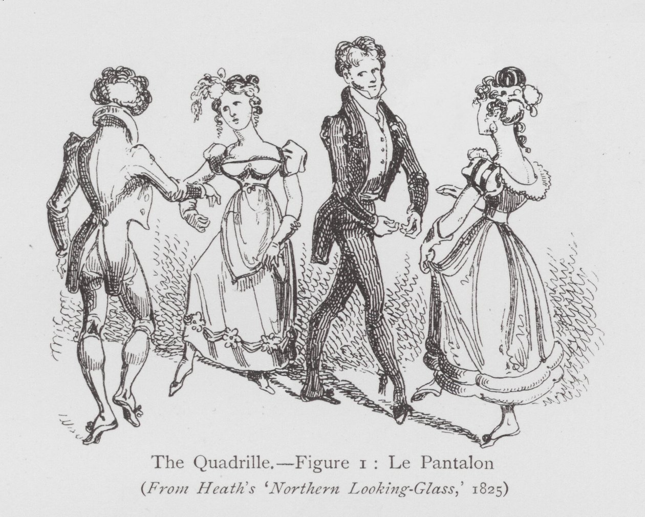 Danza: Il Quadrille, Figura 1, Le Pantalon da English School