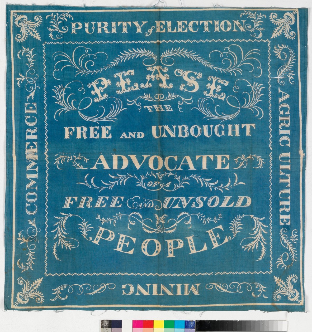 Striscione elettorale di Darlington per Joseph Pease, 1832 da English School