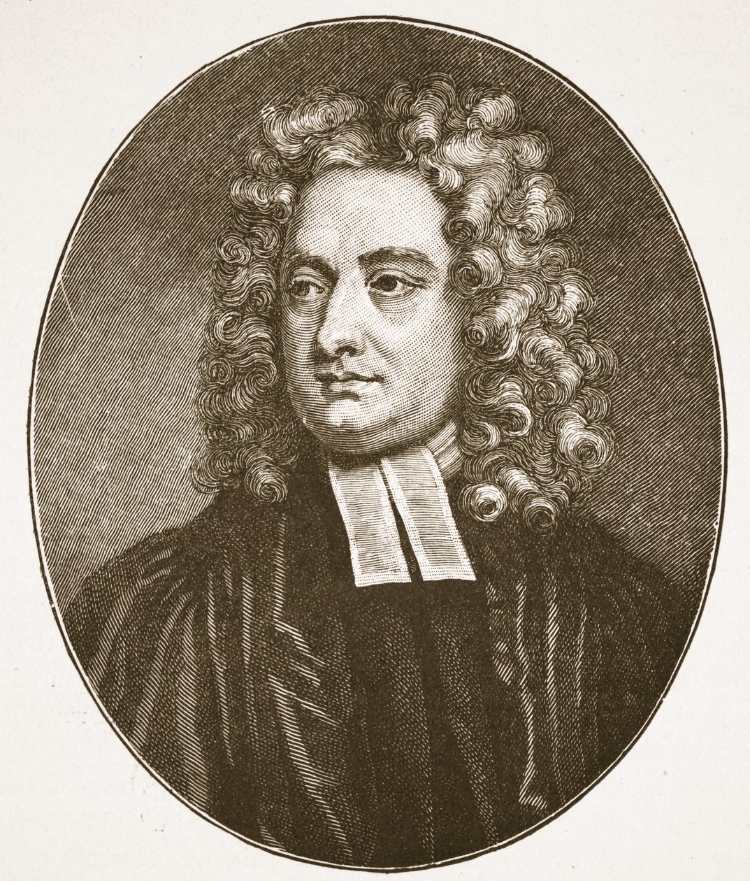 Dean Swift, illustrazione da The Church of England: A History for the People di H.D.M. Spence-Jones da English School