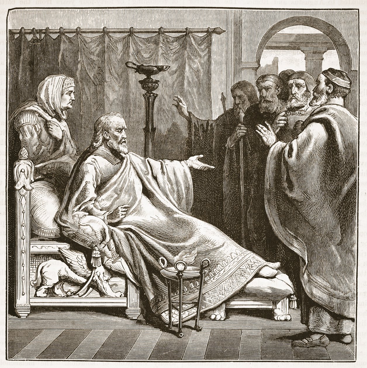 La morte di Augusto da English School